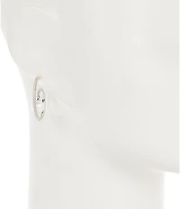 C by Cezanne CZ Swirl Hoop Earrings