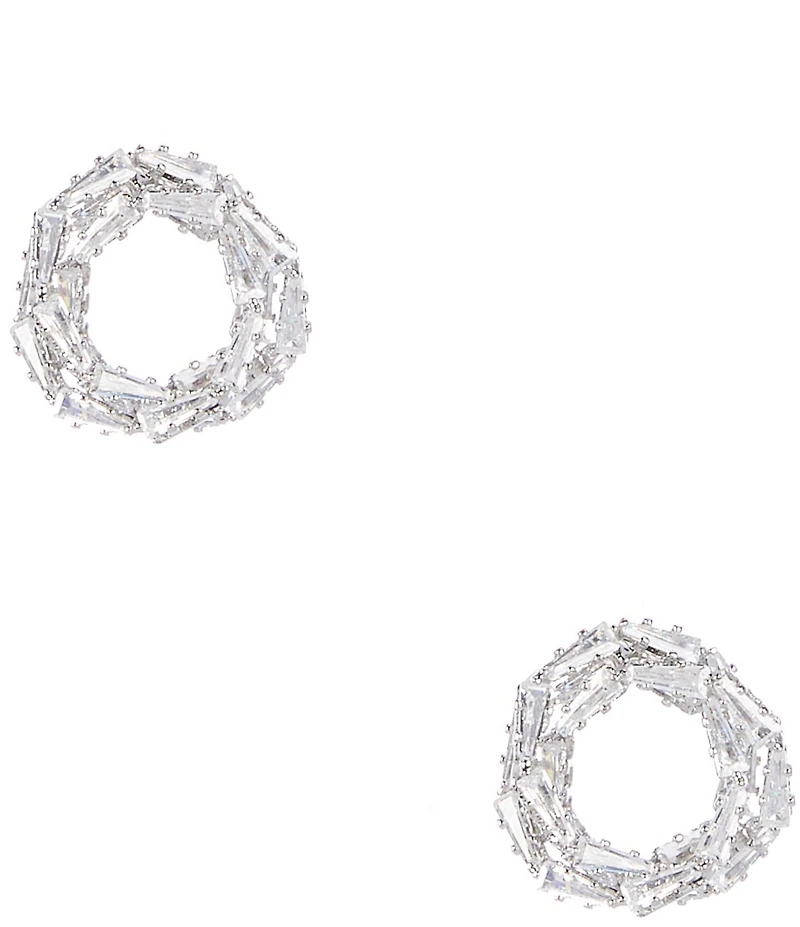 C by Cezanne CZ Twist Stud Earrings