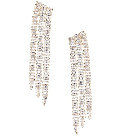 C by Cezanne Mega 3 Row Chandelier Earrings