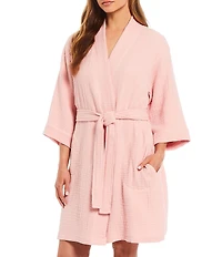 Sleep Sense Spa Essentials Cozy Organic Turkish Cotton Gauze Robe