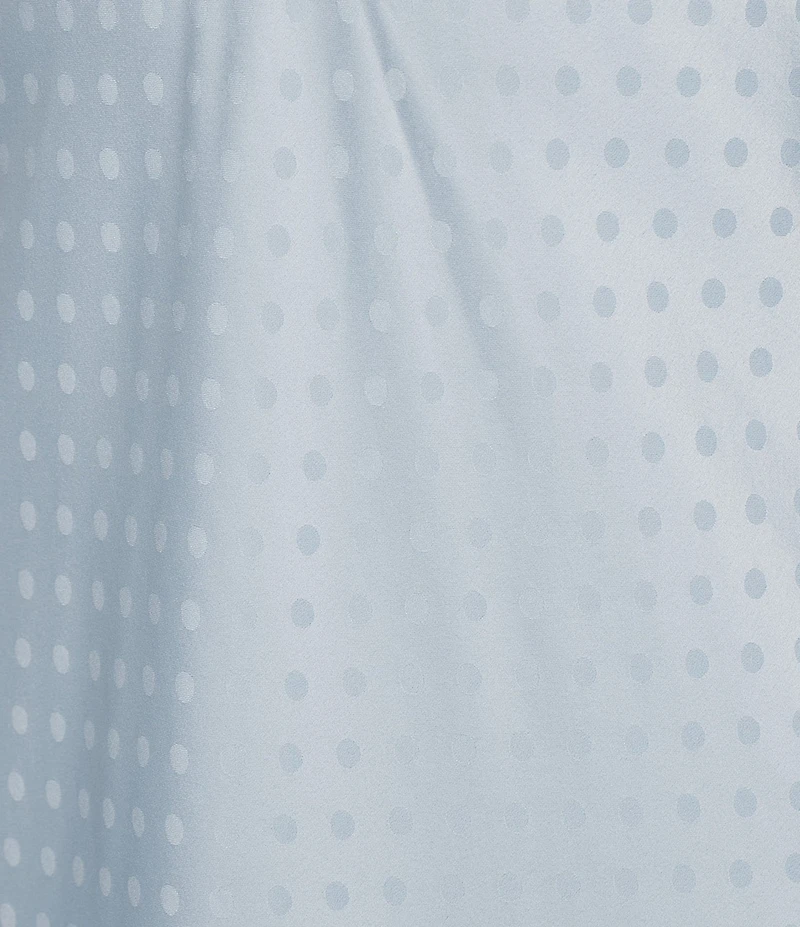 Cabernet Satin Dotted Print Sleeveless V-Neck Chemise