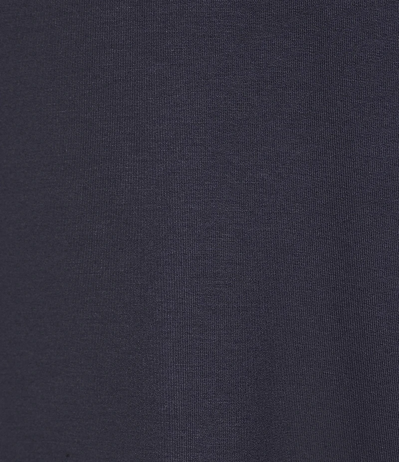 Cabernet Solid French Terry Split Round Neck Long Sleeve Coordinating Sleep Top