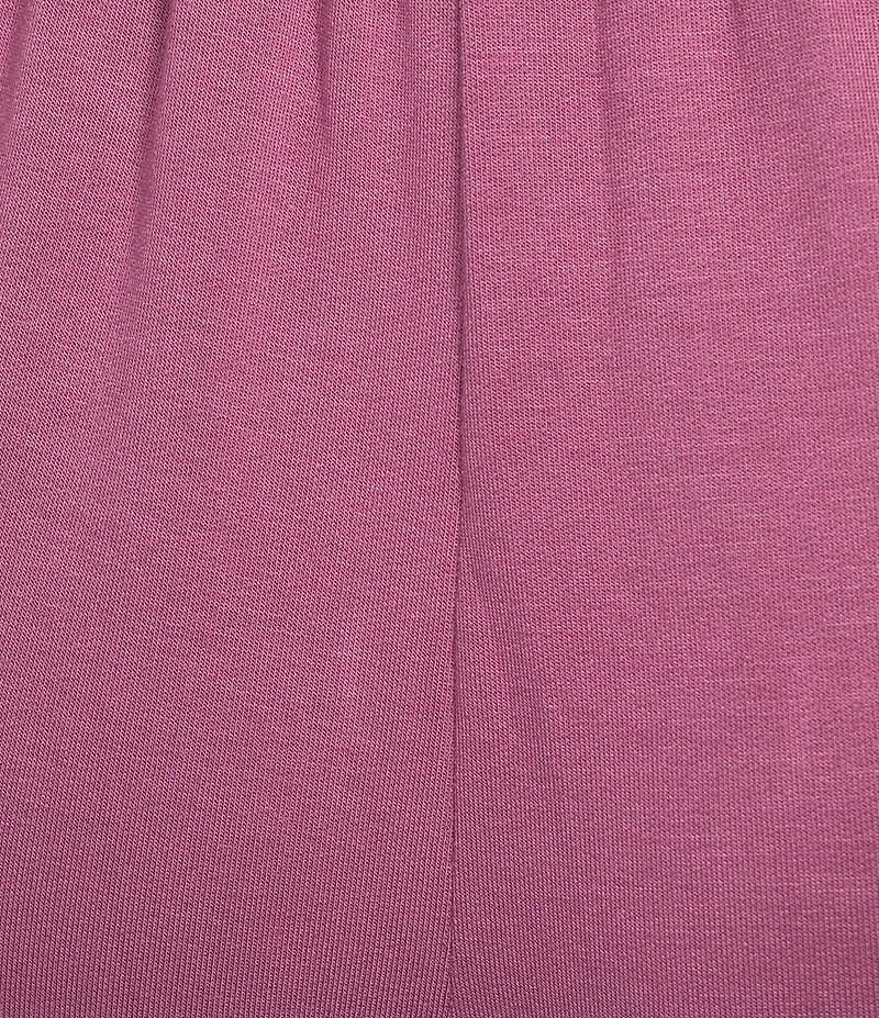 Cabernet Solid French Terry Wide Leg Coordinating Sleep Pant