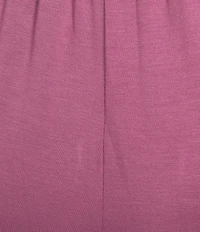 Cabernet Solid French Terry Wide Leg Coordinating Sleep Pant
