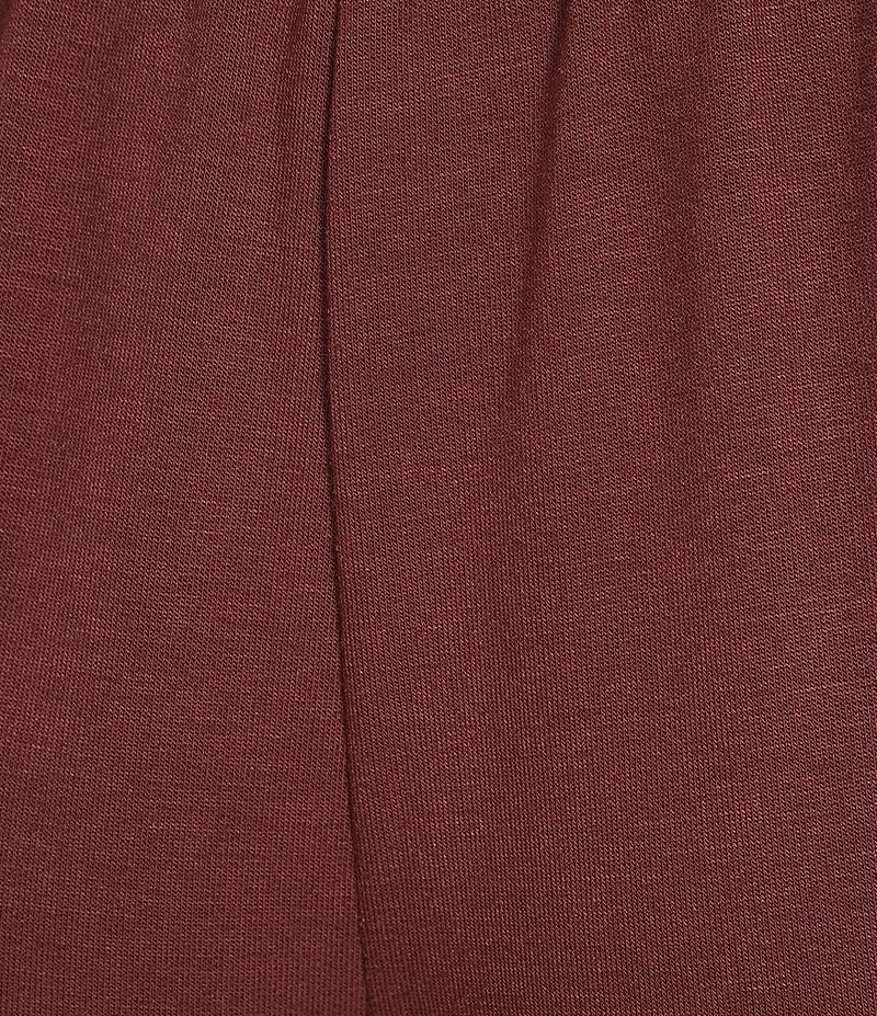 Cabernet Solid French Terry Wide Leg Coordinating Sleep Pants