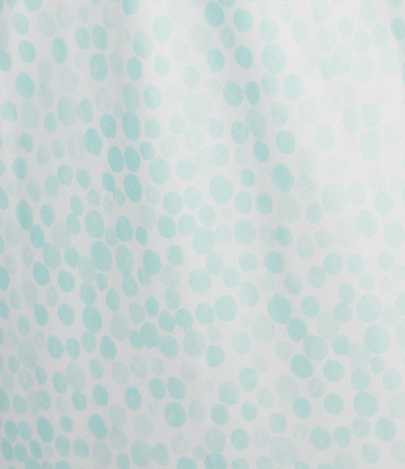 Cabernet Woven Satin Dotted Print Sleeveless V-Neck Chemise