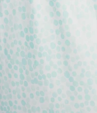 Cabernet Woven Satin Dotted Print Sleeveless V-Neck Chemise