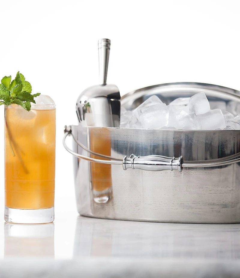 Crafthouse by Fortessa Stainless Steel Oval Ice Bucket w/ Scoop Set