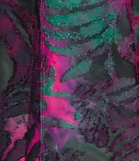 Calessa Burnout Tie-Dye Knit Wrist Sleeve Open-Front Cardigan