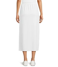 Calessa Knit Modal Shift Midi Skirt