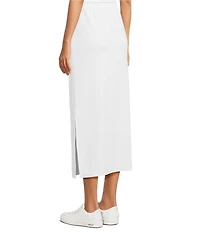 Calessa Knit Modal Shift Midi Skirt