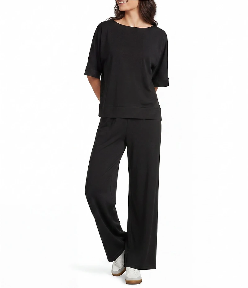 Calessa Knit Modal Pull-On Pants