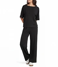Calessa Knit Modal Pull-On Pants