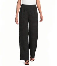 Calessa Knit Straight Leg Pull-On Pants