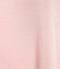 Calessa Coordinating Modal Knit Cowl Neck Elbow Length Sleeve Tunic