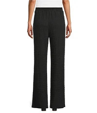 Calessa Petite Size Knit Straight Leg Pull-On Pants