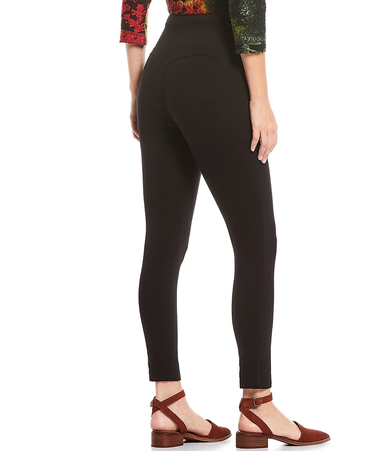 Calessa Petite Size Ponte Knit Pull-On Leggings
