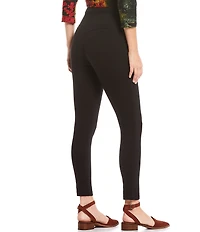 Calessa Petite Size Ponte Knit Pull-On Leggings