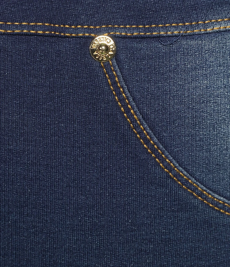 Calessa Plus Size 4-Way Stretch Denim Skinny Ankle Jeggings