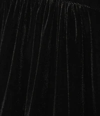 Calessa Plus Size Embroidered Faux Pearl Beaded Bracelet Sleeve Split V-Neck Button-Front Tunic