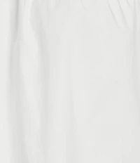 Calessa Plus Size Embroidered Split V-Neck Short Sleeve Tunic