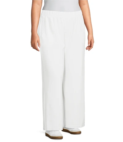 Calessa Plus Size Coordinating Knit Modal Pull-On Pants