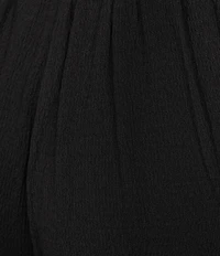 Calessa Plus Size Ponte Knit Wide Leg Crop Pants