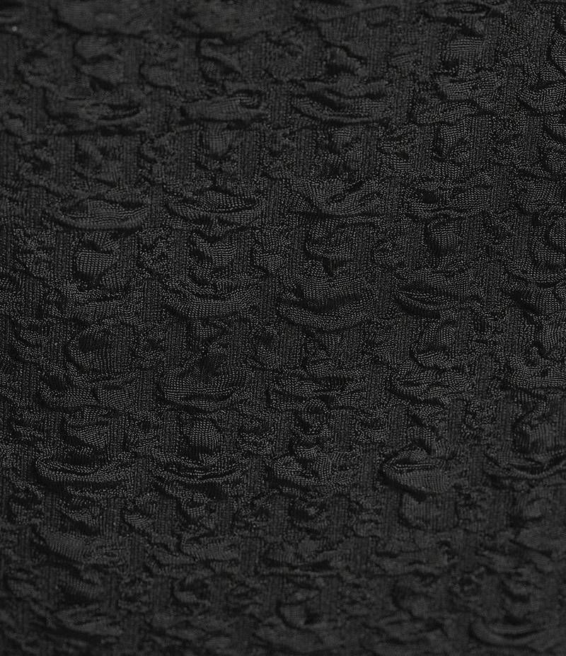 Calessa Plus Size Textured Crinkle Knit Wide Leg Pull-On Pants