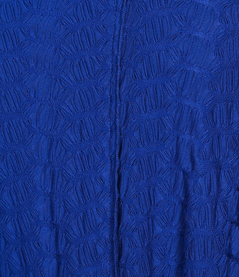 Calessa Plus Size Textured Knit Asymmetric Hem Tunic