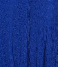 Calessa Plus Size Textured Knit Asymmetric Hem Tunic