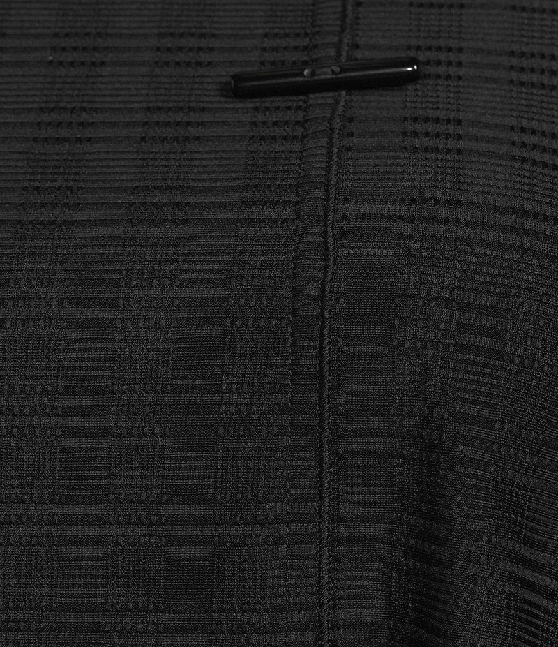 Calessa Plus Size Textured Knit Asymmetric Hem Tunic