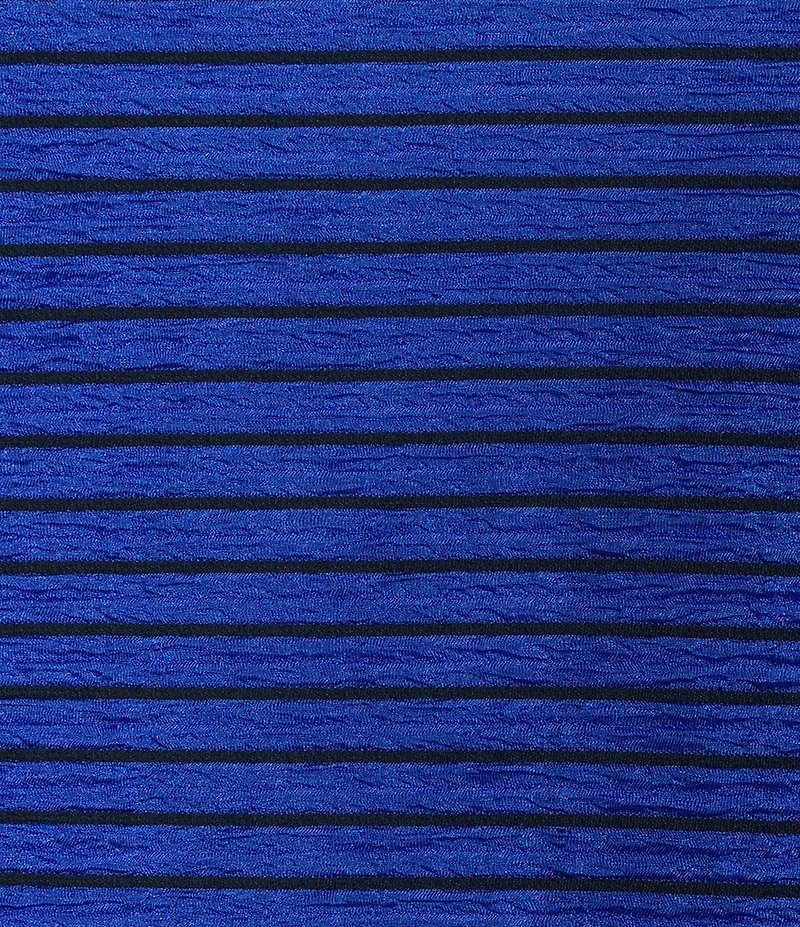 Calessa Plus Size Textured Yarn-Dye Knit Wire Collar 3/4 Roll-Tab Sleeve Quarter-Zip Tunic