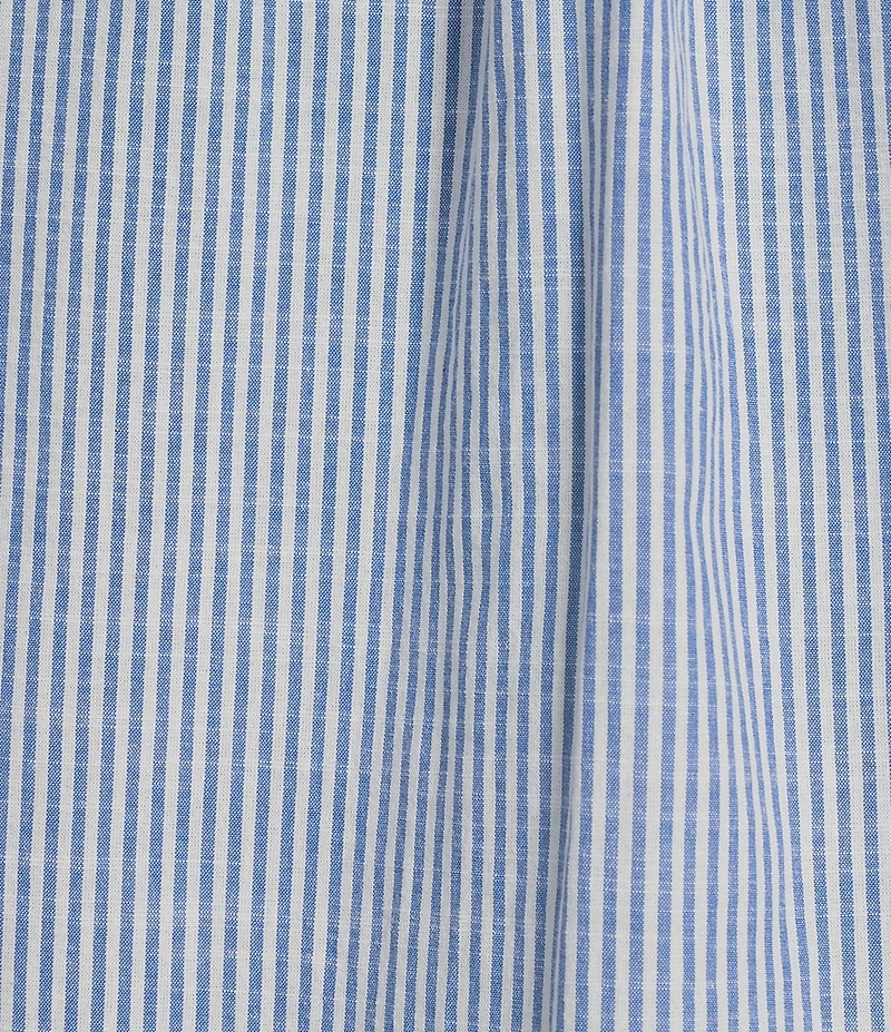 Calessa Plus Size Woven Embroidered Split V-Neck 3/4 Sleeve Tunic