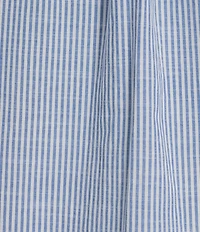 Calessa Plus Size Woven Embroidered Split V-Neck 3/4 Sleeve Tunic