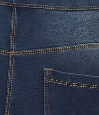 Calessa Plus Size Woven Four Way Stretch Control Waist Boot Cut Jeggings