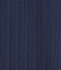 Calessa Plus Size Woven Split V-Neck Embroidered Balloon Elbow Length Sleeve Tunic