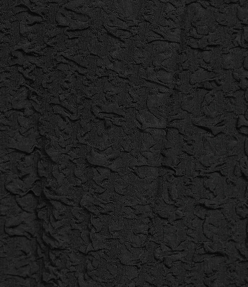 Calessa Textured Crinkle Knit Wide Leg Pull-On Pants