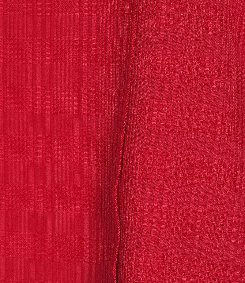 Calessa Textured Knit Asymmetric Hem Tunic