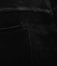 Calessa Velvet Pull On Ankle Skinny Pants