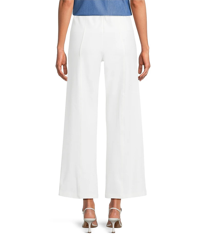 Calessa Wide Leg Cropped Pull-On Pants