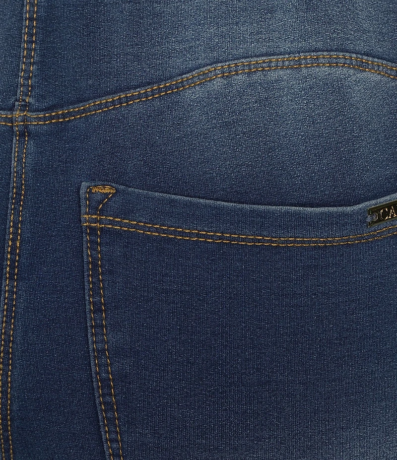 Calessa Woven Four Way Stretch Control Waist Boot Cut Jeggings