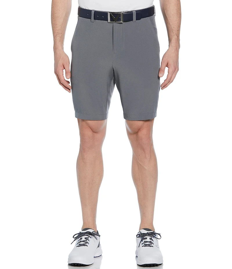 Callaway 9#double; Flat Front Swing Tech Golf Shorts