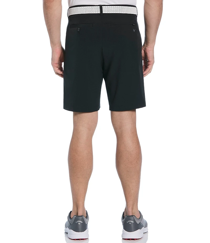 Callaway 9#double; Flat Front Swing Tech Golf Shorts
