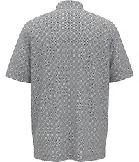 Callaway Big & Tall Foulard Print Short Sleeve Golf Polo Shirt