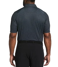 Callaway Big & Tall Golf Print Short Sleeve Polo Shirt