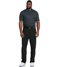 Callaway Big & Tall Golf Print Short Sleeve Polo Shirt