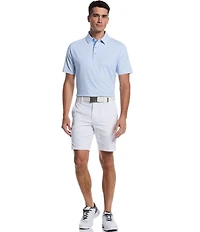 Callaway Chevron Printed Short Sleeve Collared Neckline Stretch Golf Polo Shirt