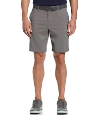 Callaway Classic Fit Flat Front Opti-Stretch Active Waistband Solid 9#double; Inseam Shorts