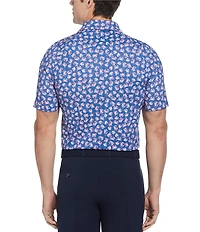 Callaway Novelty Crab Printed Short Sleeve Golf Polo Shirt