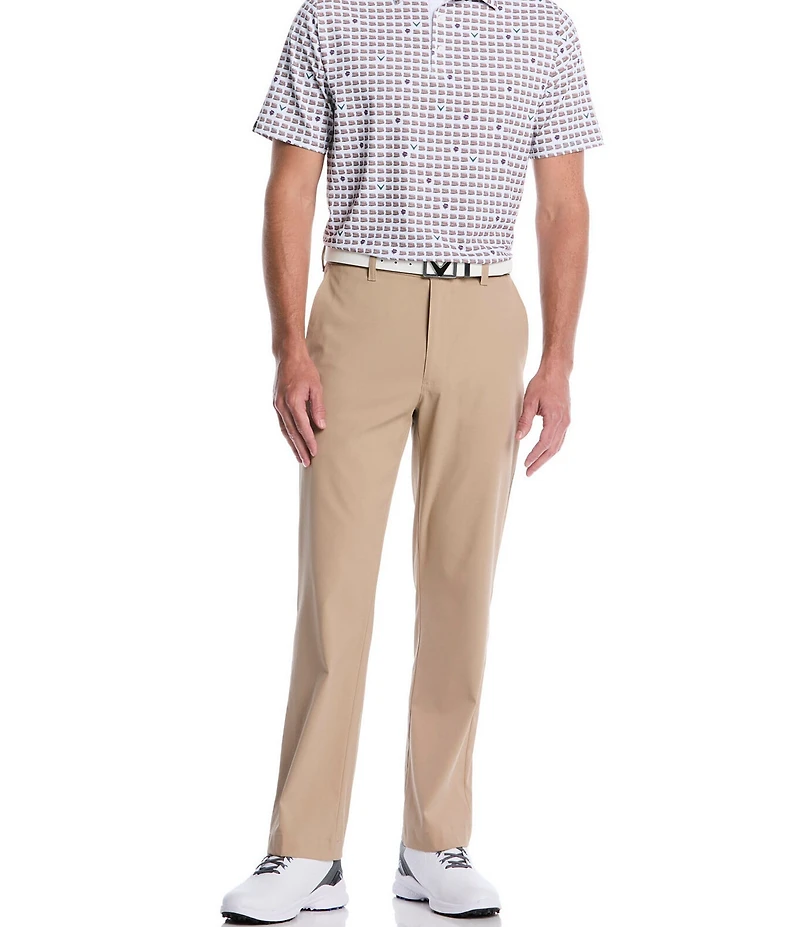 Callaway Pimento Printed Short Sleeve Golf Polo Shirt